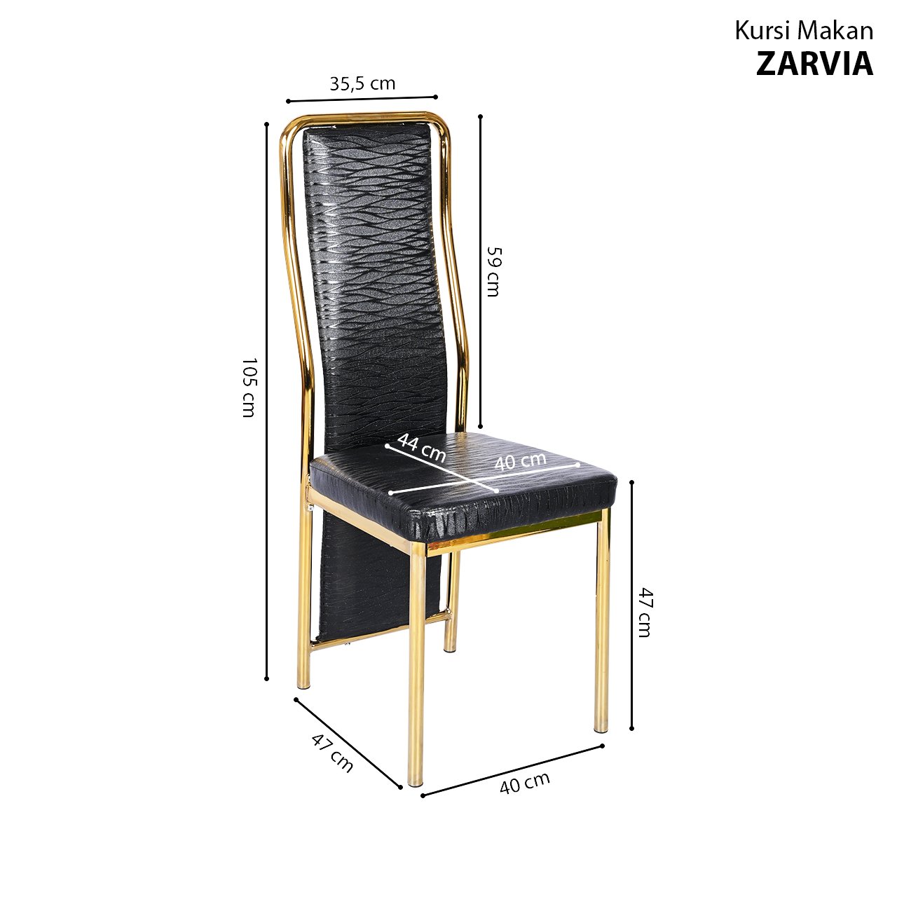 Kursi Makan Zarvia - Image 7