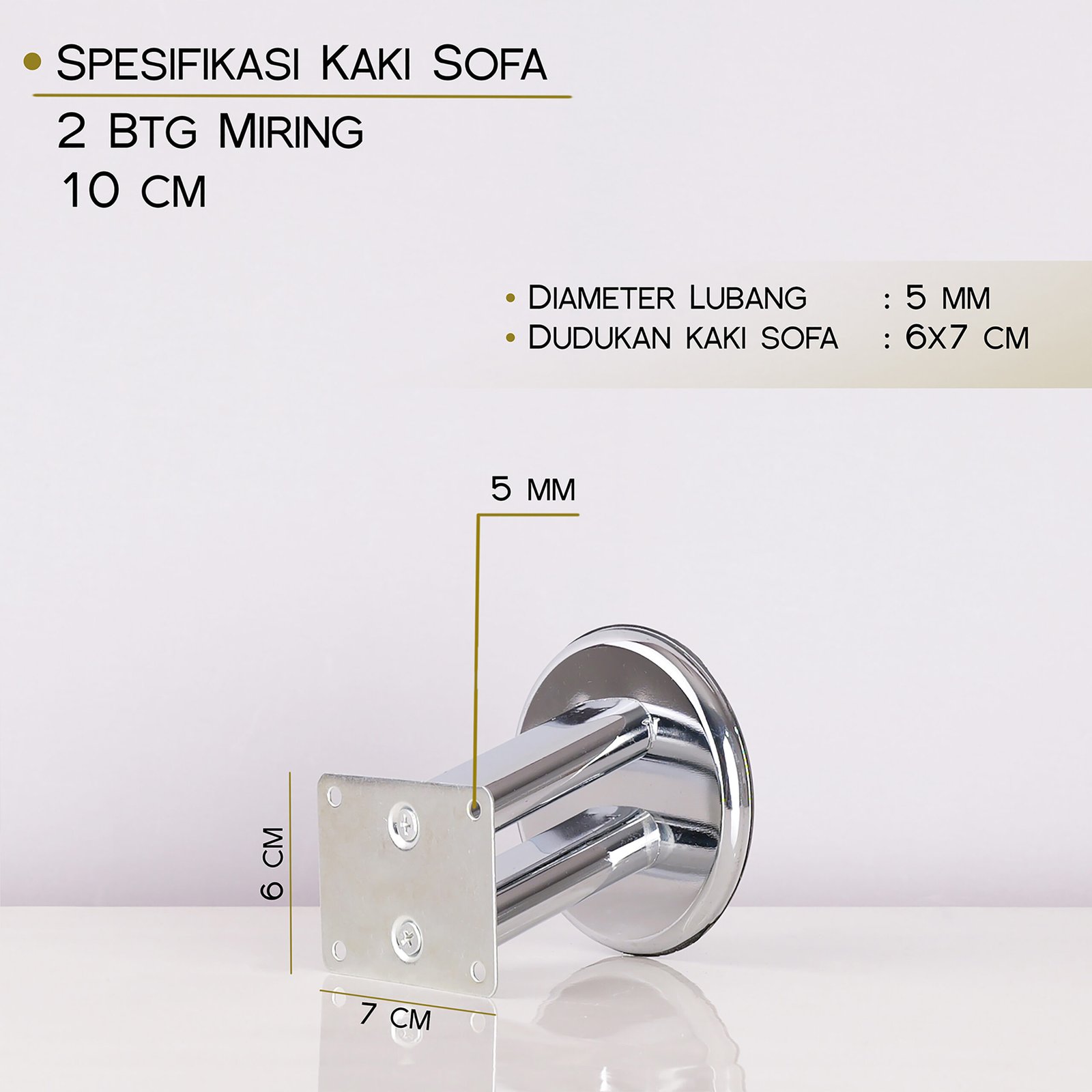 Kaki Sofa 2 Batang Miring - Image 9
