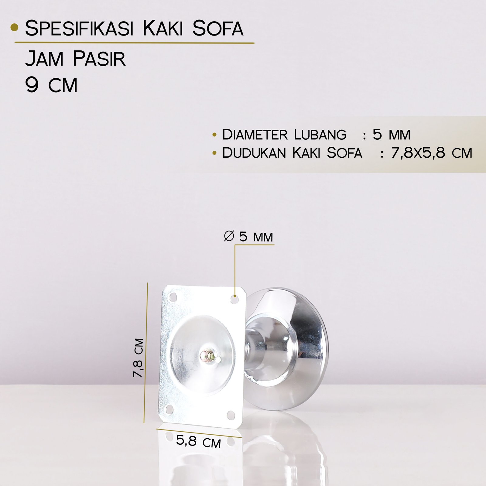 Kaki Sofa Jam Pasir - Image 4