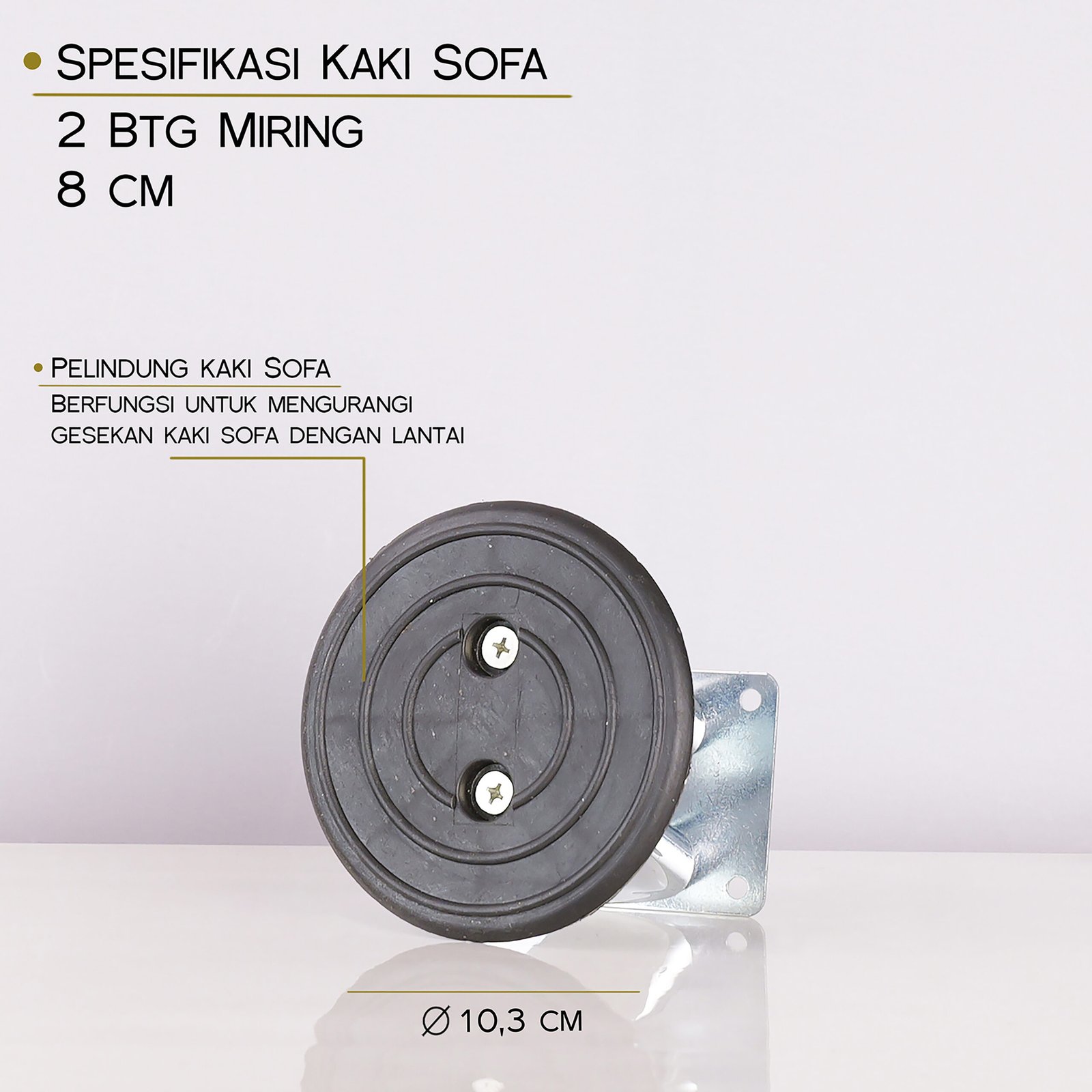 Kaki Sofa 2 Batang Miring - Image 6