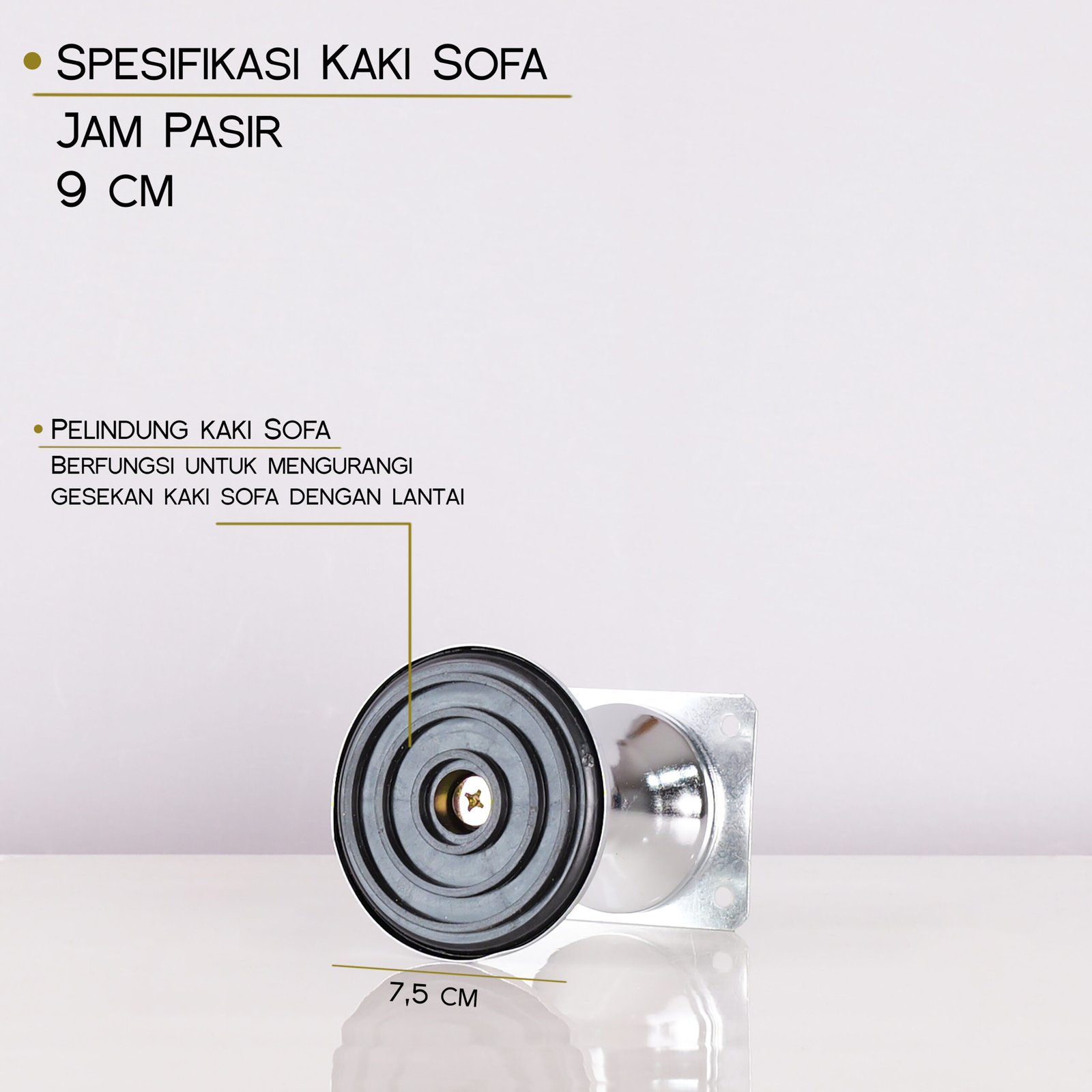 Kaki Sofa Jam Pasir - Image 5