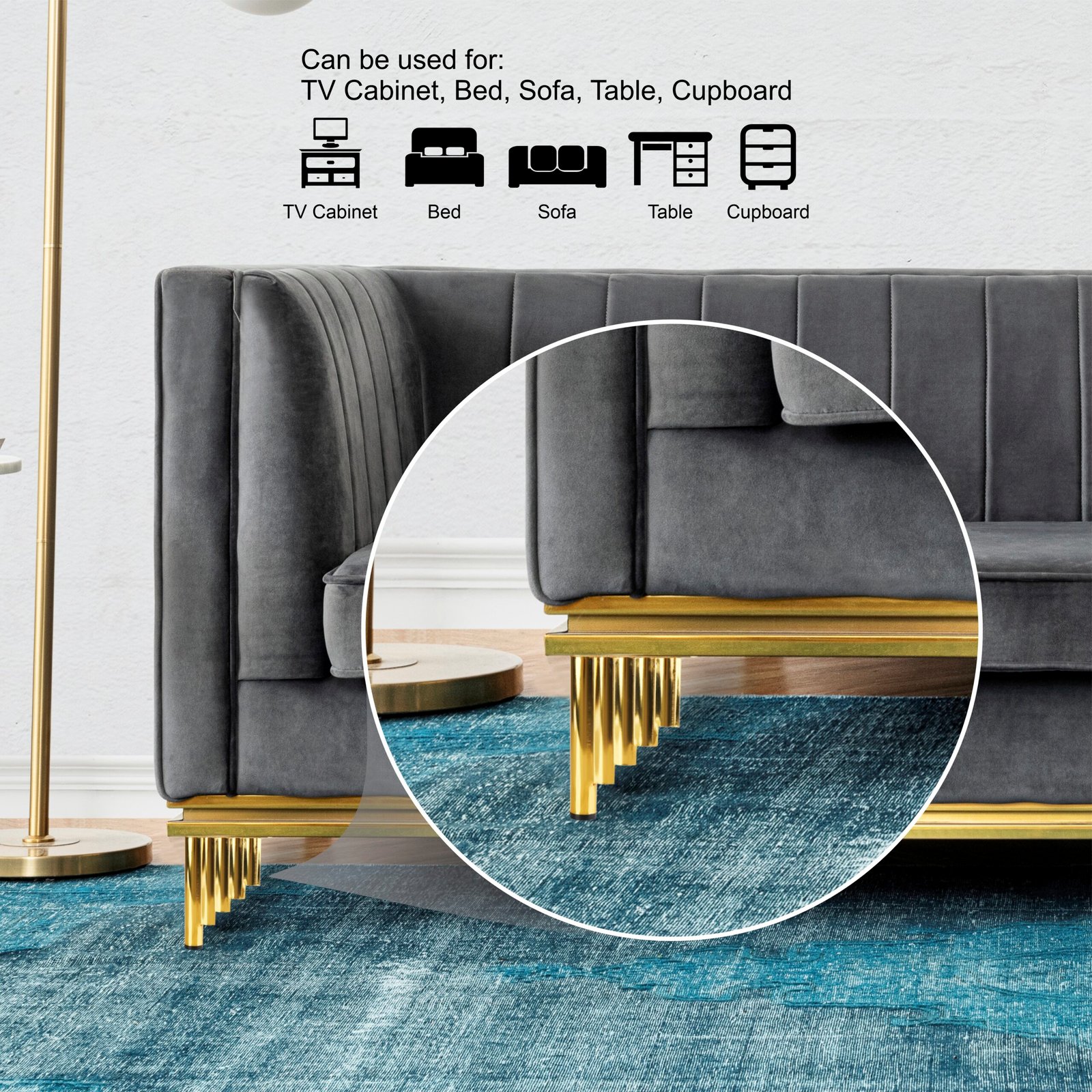 Kaki Sofa Gotik - Image 10